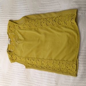 Calvin Klein | Mustard Wear to Work Top